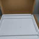 Metal Printer Stand, Large Printer Table with Wheels, Heavy Duty Printer Cabinet Stand, Printer Stand with Storage, Modern Printer Stands for Home Office, Copier, Computer, Fax (23.62"H, White)