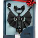 OTOTO Vino Spooky Bat 2-in-1 Wine & Beer Opener, Corkscrew & Bottle Opener - Goth Wine Accessories & Gifts for Wine Lovers