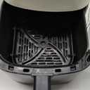 Simple Deluxe 12-in-1 Air Fryer 6.34 Qt, Digital Preset Airfryer with Visible Window, Nonstick and Dishwasher-Safe Basket, Air Fry, Roast, Bake, Dehydrate, Fries, 1700W, Beige