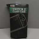 Orzly Case Compatible with Nintendo Switch 2  Protective Travel Carry Case with Screen Padding, Game Card & microSD Slots, Zipped & Open Pockets for Accessories  7.9" Gift Boxed (GRN/GOLD)