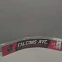 FANMATS 48429 NFL - Atlanta Falcons Flat Metal Street Sign | Black & Red | 24"x4" | "Falcons Ave." Wordmark