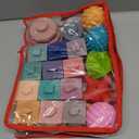 SpringFlower 3 in 1 Montessori Toys for Babies 0-3-6-12 Months, Soft Baby Teething, Stacking Building Blocks for Infants, Sensory Developmental Education Toys for Toddler Baby 12-18 Months,22 PCS