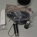 Socket Fan Light, 20.5", Plug in Ceiling Fan, Gazebo Fan, Outdoor/Indoor, 16.4 Ft Cord with Hook UL Listed, Ceiling Light with Remote (Dark wood color)