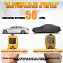 Breathable New Material, Waterproof Car Cover, Locks and Zipper Doors, Sunscreen Waterproof UV Prevention Snowproof Wind and Windproof,Suitable for Indoor Outdoor,for SUV (up to 180") B10