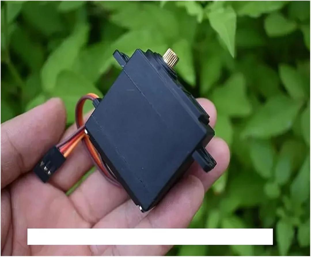 Precision Ball Bearing Full Metal Gearbox Model Airplane Steering Gear Electronic Starter High Torque Aircraft Model 3-Wires Steering Gear
