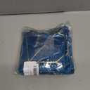 YONGLIU Pack of 1 Velvet Cushion Cases Decorative Gold Foil Geometric Pattern Ultra-Soft Square Throw Pillow Covers for Modern Homes Couch Sofa Bedroom Living Room Car Chair (Aqua Blue, 20"X20")