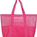 Mesh Bag, Large Capacity, Mesh Tote, Tote Bag, Sandbox, Swimming, Beach, Pool Bag, Women's
