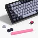 8008 PBT Double Shot Keycap Set,174 Keys Retro Blue Custom Key Cap Keycaps 60 Percent Cherry Profile Keycaps for 61/64/68/84/87/100/104/108 Mechanical Keyboard