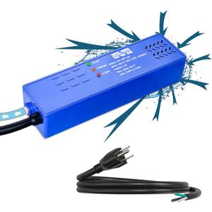 6.4 GPH 50 FT Max Head Drip Pan HVAC Condensate Pump 110V/230V w/Automatic Safety Switch, Quiet Removal Auto Sump Pump Submersible Water Pump for AC, Dehumidifier, Furnace, Basements