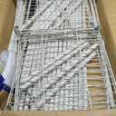 Ulif E7 Heavy Duty Garment Rack, Clothes Organizer and Storage Rack with Expandable Hangers, Metal Clothing Rack with 6 Wire Shelves, (52.3"-72") W x 14.5" D x 71.2" H, Load 838 LBS, White
