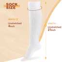 Buauty Slouch Socks for Women, Soft Extra Long Chunky Scrunch Knee High Sock Winter Knit Slouchy Socks Leg Warmmers