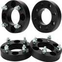1inch 4X110 ATV Wheel Spacers 76mm Bore Wheel Adapters with 10x1.25 Studs Fit for Bombardier DS250 Quest Traxter, for Honda ATC TRX, for Kawasaki KFX KLF KVF, Fit for Suzuki LT, for Yamaha YFB YFM YXR