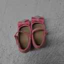 K KomForme Girl's Dress Shoes Mary Jane Glitter 1.5 in Low Heel Wedding Party Princess Shoes for Toddler/Little/Big Kids Size 7 Rainbow