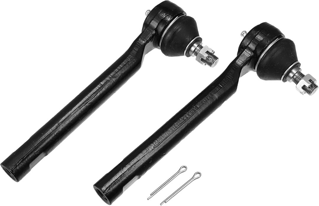 X AUTOHAUX 2pcs Front Outer Tie Rod End Links Kit Suspension Steering Tie Rod End ES800224 for Honda Odyssey 2005-2010 53540SHJA01
