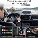 Portable CD Player for Car, External Car CD Player for Auto Truck, with USB and Bluetooth Connectivity, Lossless Sound Quality, Plug and Play