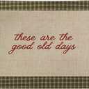 NaZaUK These Are The Good Old Days Wall Hanging Canvas Banner, Vintage Kids Wall Art Decor, Vintage Boys Room Decor, Inspirational Canvas Banner for Boys Girl Room Bedroom Decor, 20x30 Inch