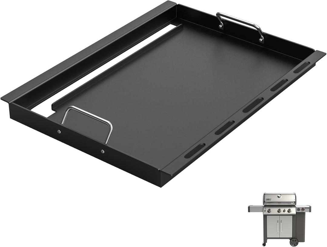 6788 Griddle for Weber Genesis II 300 Series Grill, Full Size Griddle Inserts, Flat Top Grill Griddles Plate for Weber GS4 Genesis II E310 E315 E325 E330 E335 S310 S335, Replace for 6788 (26" x 18" x 1.5")