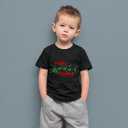 Christmas Shirts for Toddler Boys Girls Kids 2-8 Years, Santa Reindeer Snowman Dinos Truck Short Sleeve Tee (4-5T)