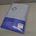 MIULEE Light Blue Blackout Curtains for Bedroom Living Room 63 Inches Long 2 Panels, Thermal Insulated Room Darkening Drapes Solid Grommet Noise Reduction Light Blocking Window Treatments 40x63 Inch