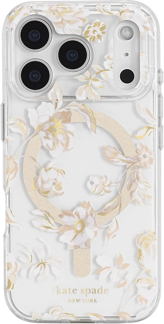kate spade new york iPhone 17 Pro Case - Compatible with MagSafe - Designer Phone Case - Autumn Toile