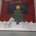 Brightown-Christmas-Tree-Topper, Christmas Star Tree Topper Lighted 3D Hollowed Gold Pentagram Built-in 10 Bulbs Golden Glitter Sparkling Plug in Vintage Indoor Holiday Xmas Decorations Ornaments