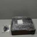 Vinyl Record Players Vintage Turntable with Speakers Belt-Driven Turn Tables Support 3-Speed, Bluetooth Wireless Playback, Headphone, AUX-in, RCA Line LP Phonograph Auto Stop Retro Black