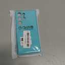 for Samsung Galaxy S23 Ultra Case, Soft Liquid Silicone Phone Cover with Color Variety, Slim Fit Shockproof Camera Protection Thin Cute Case for Women and Girl, Neon Color, Glacier Blue, 6.8