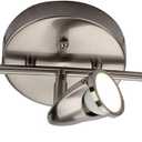 AA Warehousing NBTL1002-3LED 3 LED Ceiling and Wall Light in Brushed Nickel Flush Mount