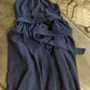 Halter Neck Maxi Dress, Navy Blue (Size 140)