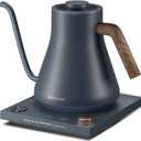 Electric Kettles, INTASTING Gooseneck Electric Kettle, ±1 Temperature Control, Stainless Steel Inner, Quick Heating, for Pour Over Coffee, Brew Tea, Boil Hot Water, 0.9L (Navy Blue)