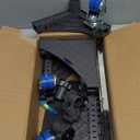 Adjustable Mini Fridge Stand with 4 Heavy-Duty Legs & 4 Locking Swivel Wheels - 16-27 Inch Universal Base for Refrigerators, Washing Machines & Dryers