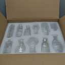 RUCKAE Small Clear Bud Vases Bulk 22 Pack Mini Flower Glass Vases for Centerpiece Table Wedding Decorations Home Decor Party