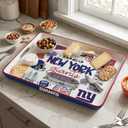 NFL New York Giants Loco Fan Large Serving Tray w/Handles, 16"L x 12"W x 2"H