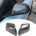 Compatible with Tesla Model 3 rearview Mirror CoverSide Mirror Cap Cover For Tesla Model 3 2017-2023 2024 (Glossy Carbon Fiber Print, Model 3)