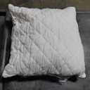 1 MIDDLE ONE Throw Pillows (Pack of 2, White), 16 x 16 Inches Decorative Pillow Insert for Couch, Sofa and Bed, Memory Foam Indoor Square Pillow Forms Stuffer (16x16 Inch)