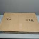 Portable Dog Playpen for Large Dogs, Collapsible Puppy Pet Cat Playpen with Zipper Top Cover (Large Size, Grey-Black)