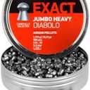 Exact .22 Caliber Air Gun Pellets (1 pack, Jumbo Exact Heavy, 18.1G, 500ct)