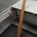 Ivilon Drapery Window Curtain Rod - End Cap Style Design 1 Inch Pole. 72 to 144 Inch Color Black