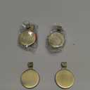 Jetec 6 Pcs Magnet Hooks Magnetic Wreath Hanger Wreath Holder for Fridge Refrigerator Metal Door Glass Door Surfaces Keys Kitchen Home Christmas Party Hanging Supplies Decoration(Gold,2.7 Inch) (Red)