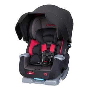 Baby Trend Cover Me 4-in-1 Convertible Car Seat, Scooter Built-in Canopy, 4-Stage Growth System, Plush Comfort Padding, Multi-Position Recline, Mfg Date 03-21-26