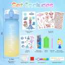 PERRYHOME Decorate Your Own Frozen Water Bottle Kits for Girls, Frozen Toys for Girls Age 4-10 Painting Crafts, Fun Arts and Crafts Kits 6-12 Year Old Toddler Girls Birthday Christmas Gifts Toys