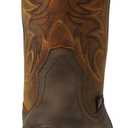 Thorogood American Heritage 11" Square Toe Wellington Leather Work Boots for Men with Slip-Resistant Outsole (Brown, 11.5)