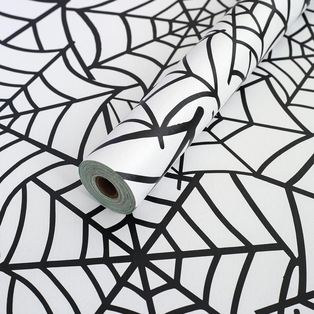 Wall Paper Sticker Pull and Stick Nuwallpaper Wallpaper Peel and Stick Modern Contact Removable Decorative Boho Temporary Waterproof Geometric Self Adhesive Wallpaper17.7IN x 393.7IN