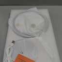 Lighted Makeup Mirror, 3000 mAh Rechargeable Double Sided Magnifying Vanity Mirror with 3 Colors, 1x/10x, 360 Rotation , Brightness Adjustable Magnification Cosmetic Light up Mirror, Women Gift (Chrome)