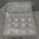 60 Pack Egg Cartons Cheap Bulk 1 Dozen Jumbo Egg Cartons Extra Large Duck Egg Holders with Sticker Labels Clear Empty Plastic Egg Containers for Home Ranch Farm Commercial Market Display