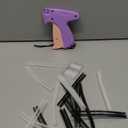 Stitch Gun for Clothes - Handheld Stitch Gun Quick Clothing Fixer - Tagging Gun - Includes 6 Needle, 1000 Black Fasteners & 1000 White Fasteners (Purple)