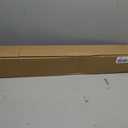 UNISHADES Cordless Bamboo Roman Shades for Windows, 100% Blackout Backing Fabric for Light Blocking, 35" W × 64" H - Penang Teak