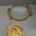 Gold Glass Fruit Tray, Metal Glass Fruit Plate Bucket Basin, Candy Plate with Alloy Base for Display Flowers