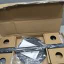 PEGZONE Speaker Stand Compatible with SONOS Era 300 and Era 100, Height Adjustable up to 42.6'', Floor Stand with Cable Management, Speaker Mount, Black, 1 Pack