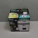 Rice Robot Personal Rice Cooker, PFAS-free, Nonstick. 1 Quart Capacity, with Stainless Steel Steamer Tray, Measuring Cups, Recipe Book with 60 Recipes, and Serving Spoon, As Seen On TV (2-Cup (Uncooked) | 4-Cup Cooked)